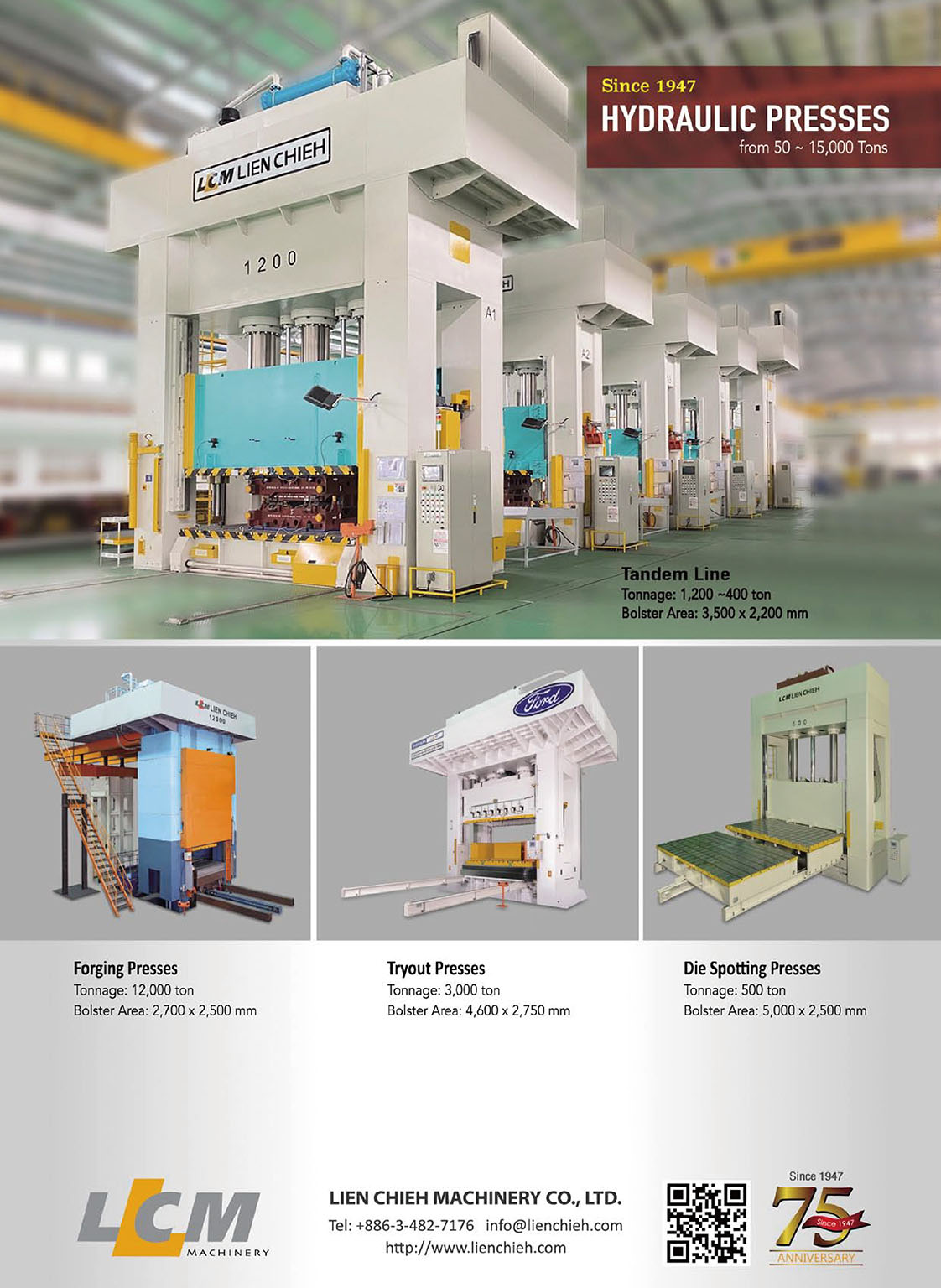LIEN CHIEH MACHINERY CO., LTD.