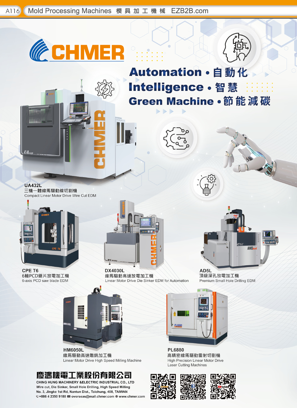 CHING-HUNG MACHINERY & ELECTRIC INDUSTRIAL CO., LTD.