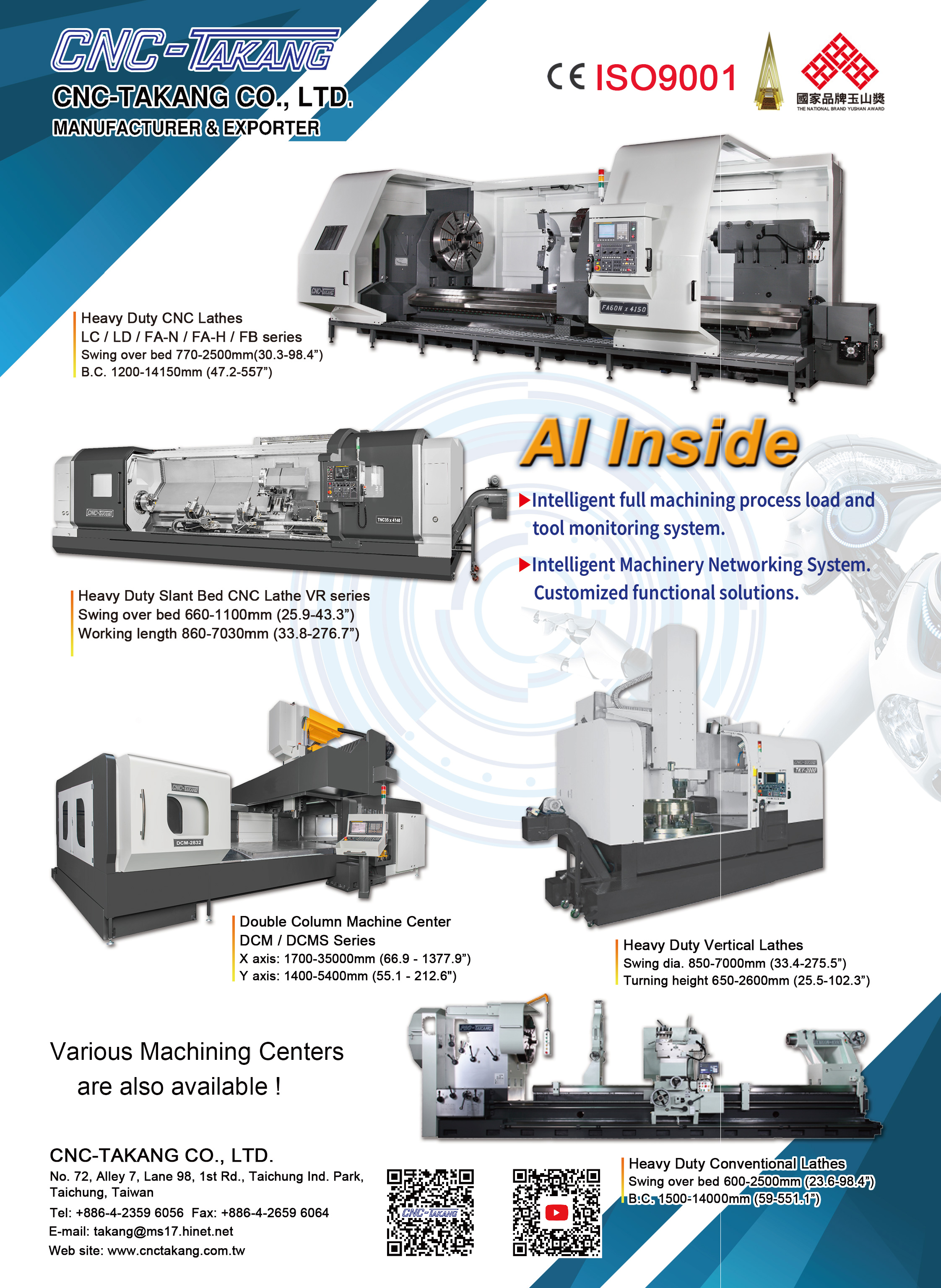 CNC-TAKANG CO. LTD.