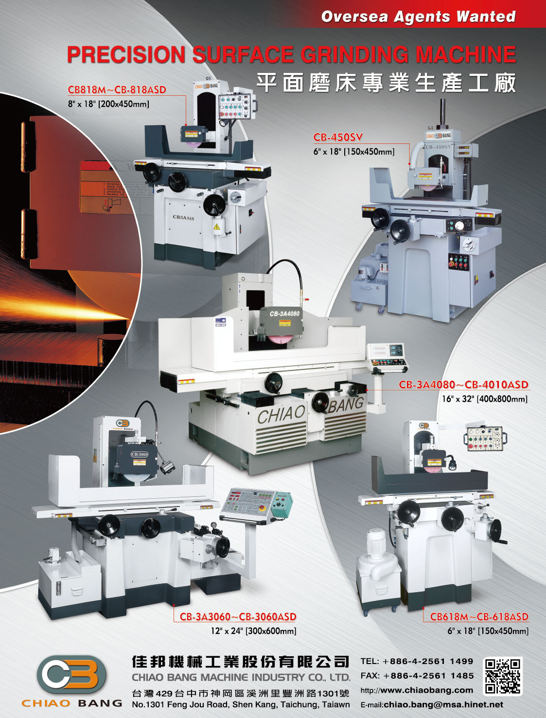 CHIAO BANG MACHINE INDUSTRY CO., LTD. CHIAO BANG MACHINE INDUSTRY CO., LTD.