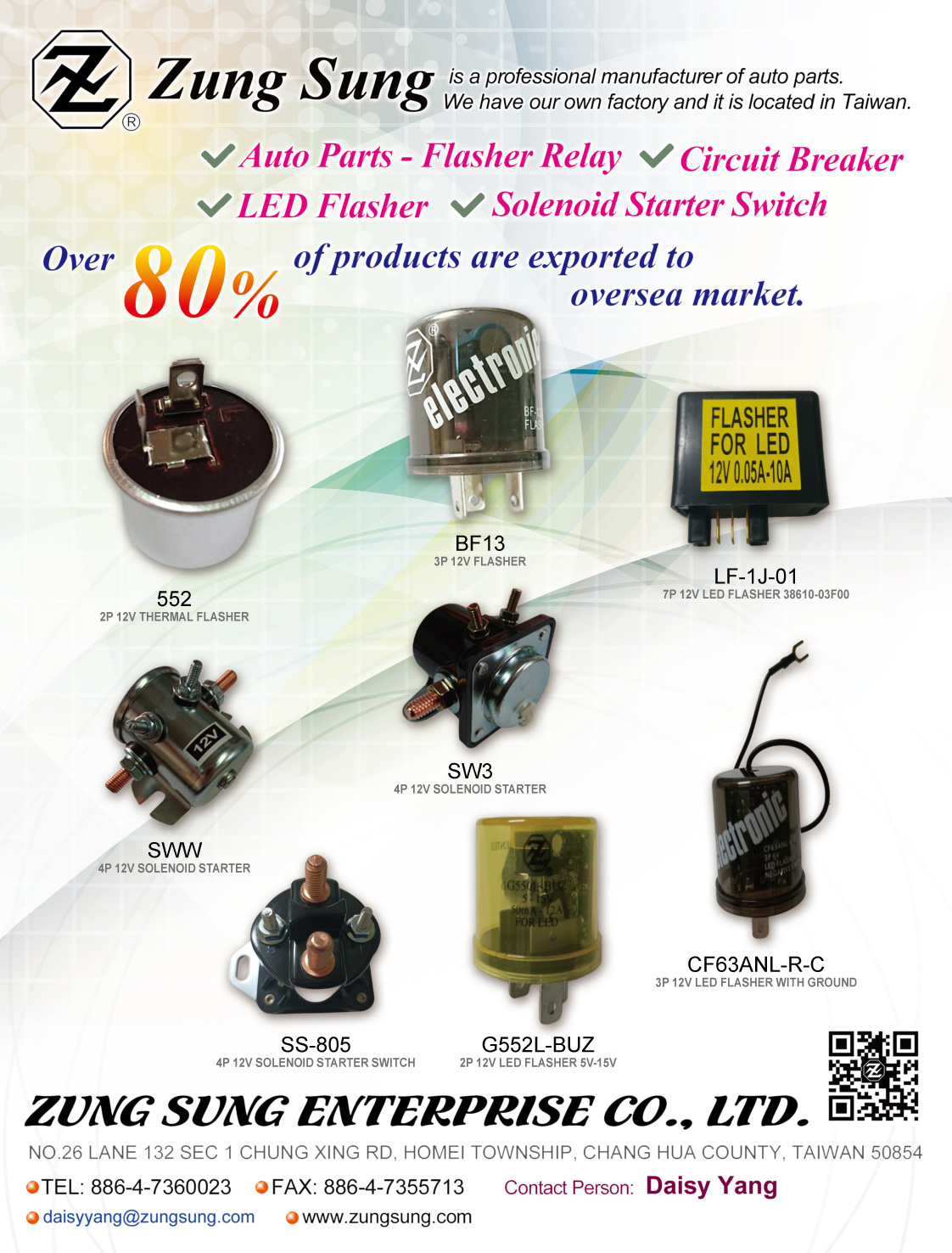 ZUNG SUNG ENTERPRISE CO., LTD.